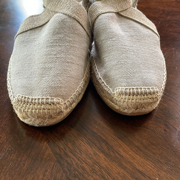 TONI PONS Ecru Linen Ter Wedge Espadrilles - Picture 7 of 7
